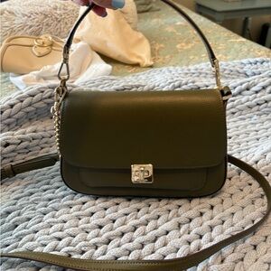 Kate Spade Leather Shoulder Bag- green